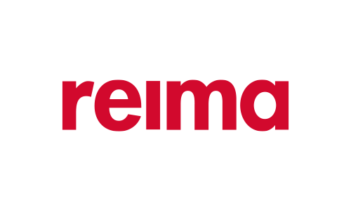 Rødt Reima-logo.