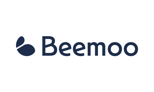 Beemoo-logo med teksten 'Beemoo'.