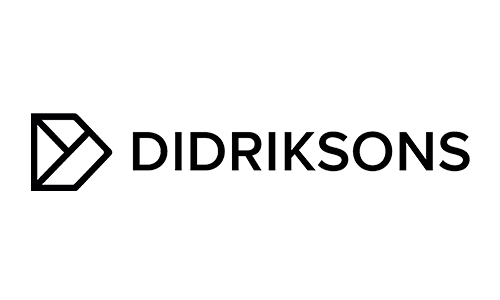 Didriksons-logo med en pil og sirkel.